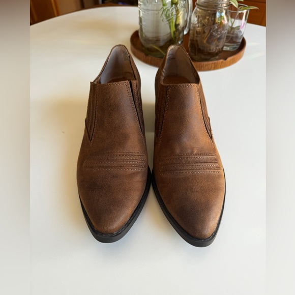 White Mountain * Brown Western bootie * size 10 - Picture 4 of 5